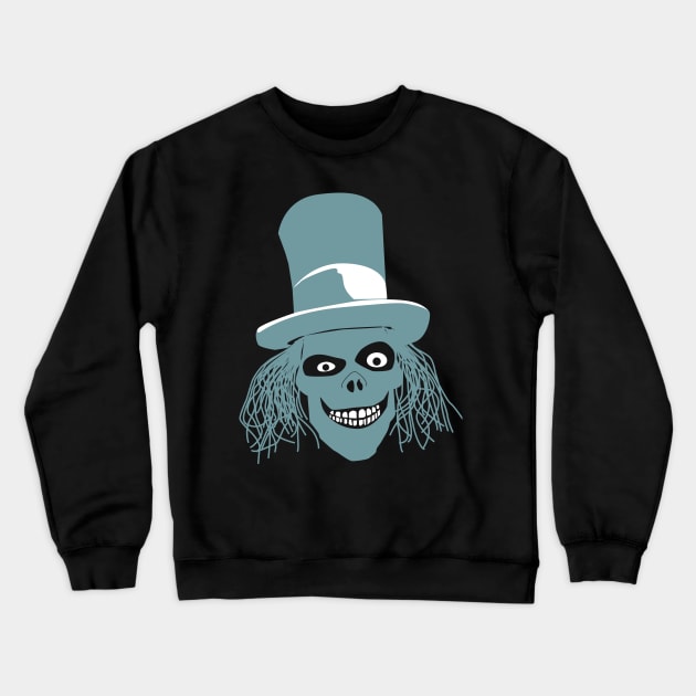 Hat Box Ghost Crewneck Sweatshirt by Chriscut